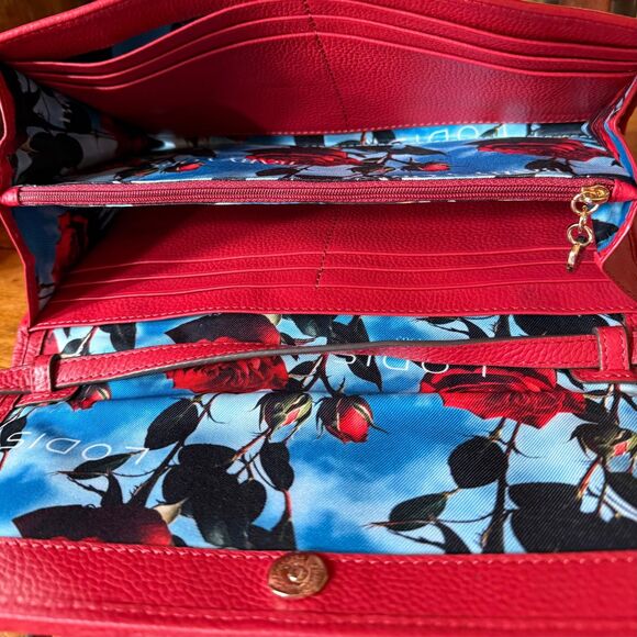 Lodis 1965 Americano Crossbody Bag Clutch Red - Picture 8 of 16